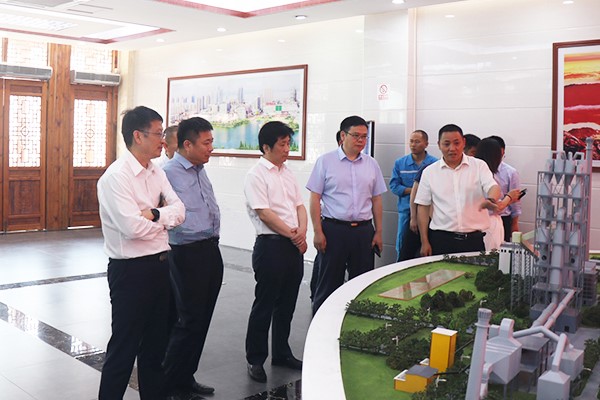 海螺集團黨委書記、董事長楊軍蒞臨蕪湖海創(chuàng)環(huán)保參觀考察
