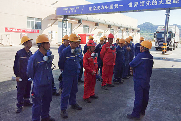 寧國海創(chuàng)環(huán)保組織高溫中暑事故應急演練