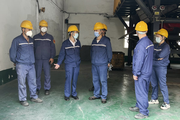 筑牢安全防線-陽(yáng)春海創(chuàng)開展節(jié)前安全隱患排查