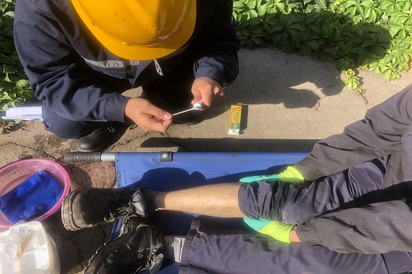 邦達環保組織開展高溫燙傷應急處置演練