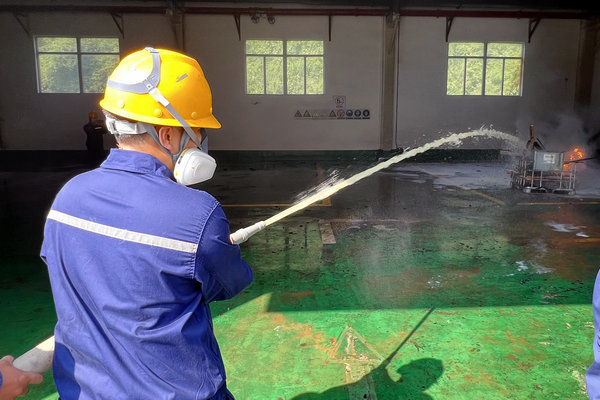 陽春海創開展消防應急演練