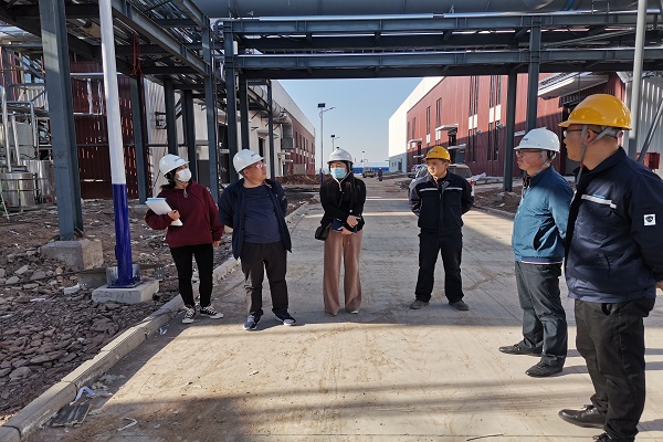 榆林市生態(tài)環(huán)境局定邊分局一行蒞臨 邦達環(huán)保檢查指導工作