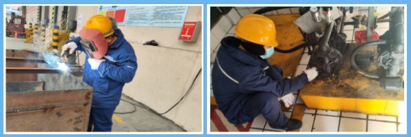 團結一心忙檢修 砥礪揚帆再前進——富平海創開展生產設備檢修維護作業