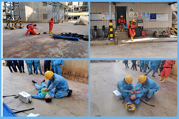 未雨綢繆共筑生產安全防線——文山海螺水泥、環保共同開展突發環境應急演練活動