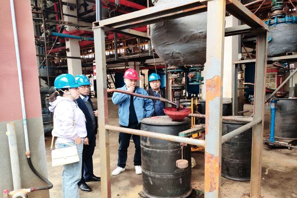 祁陽海創總經理助理鄭永軍一行前往岳陽景嘉化工公司開展技術交流