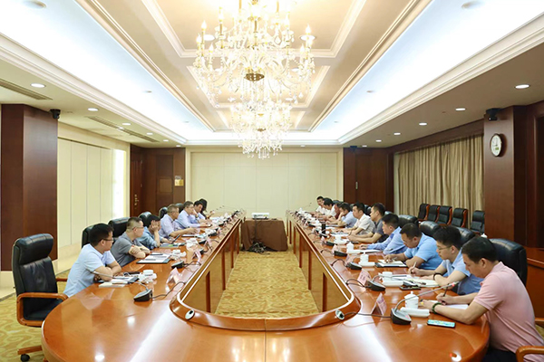 宜春市宜豐縣領導一行到海螺環保訪問交流