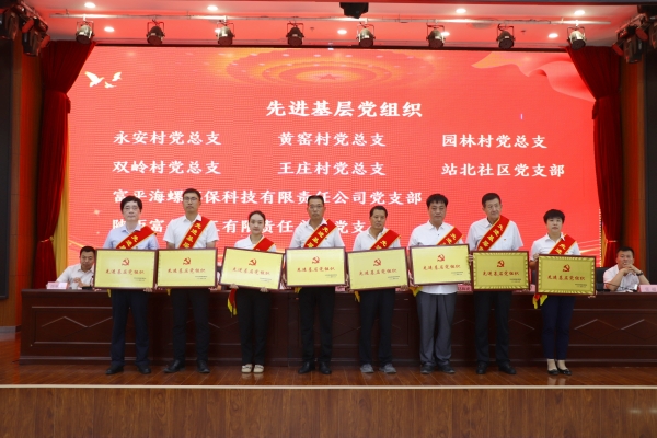 富平海環(huán)黨支部榮獲“先進(jìn)基層黨組織” 榮譽(yù)稱號