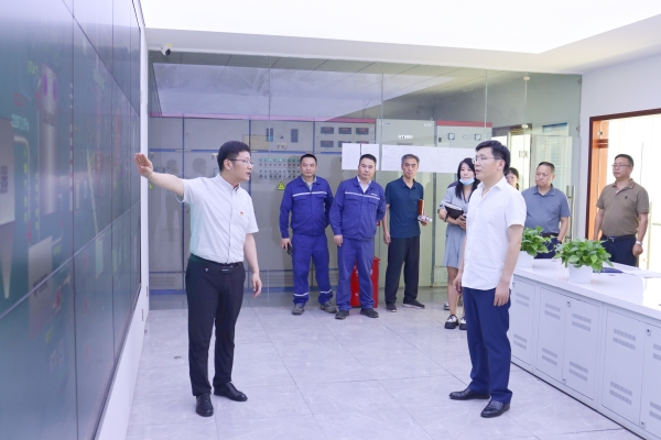 武漢市生態(tài)環(huán)境局黨組書記、局長張朝輝蒞臨武漢漢氏環(huán)保考察調(diào)研