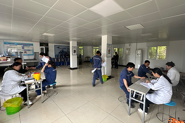 關注員工職業健康，共筑企業發展—文山海螺環保開展2024年度職業健康體檢工作