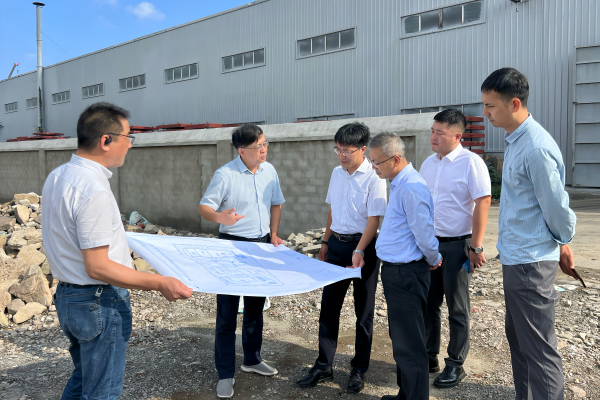 浙江省發改委二級巡視員朱瑞清一行赴臺州海螺環保考察調研
