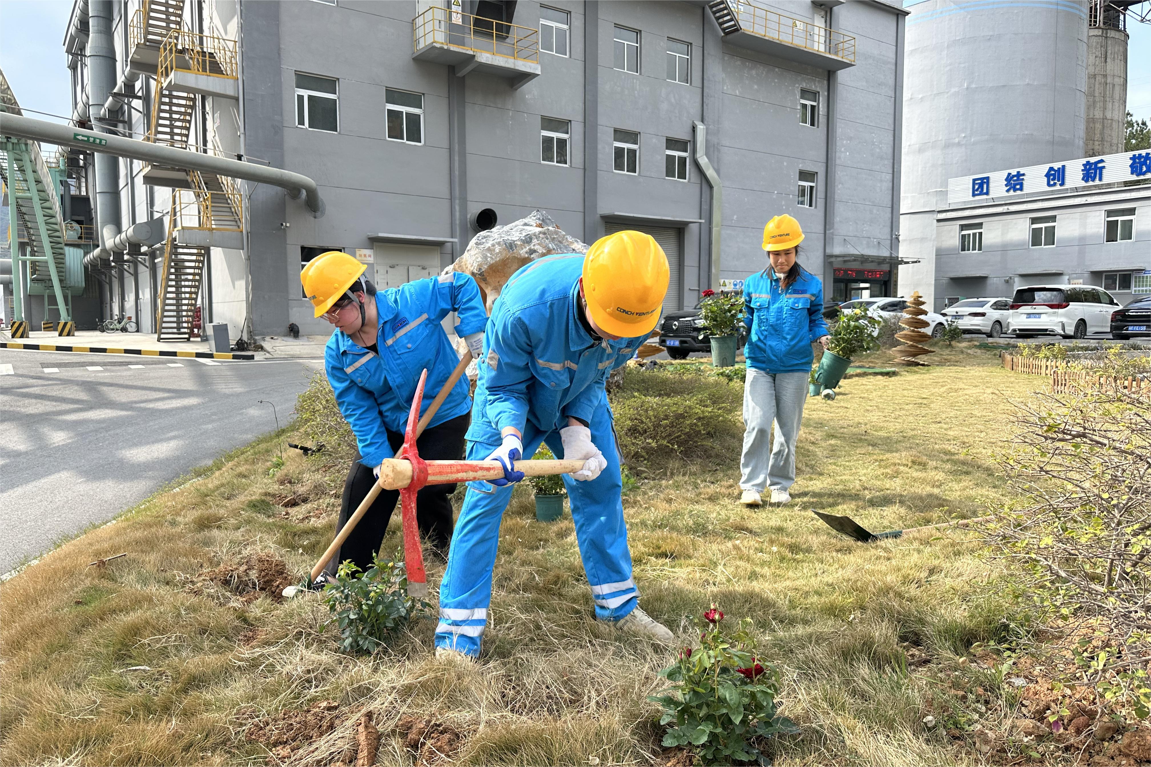 春風添新綠，植樹正當時——韶關海螺環保開展植樹節活動