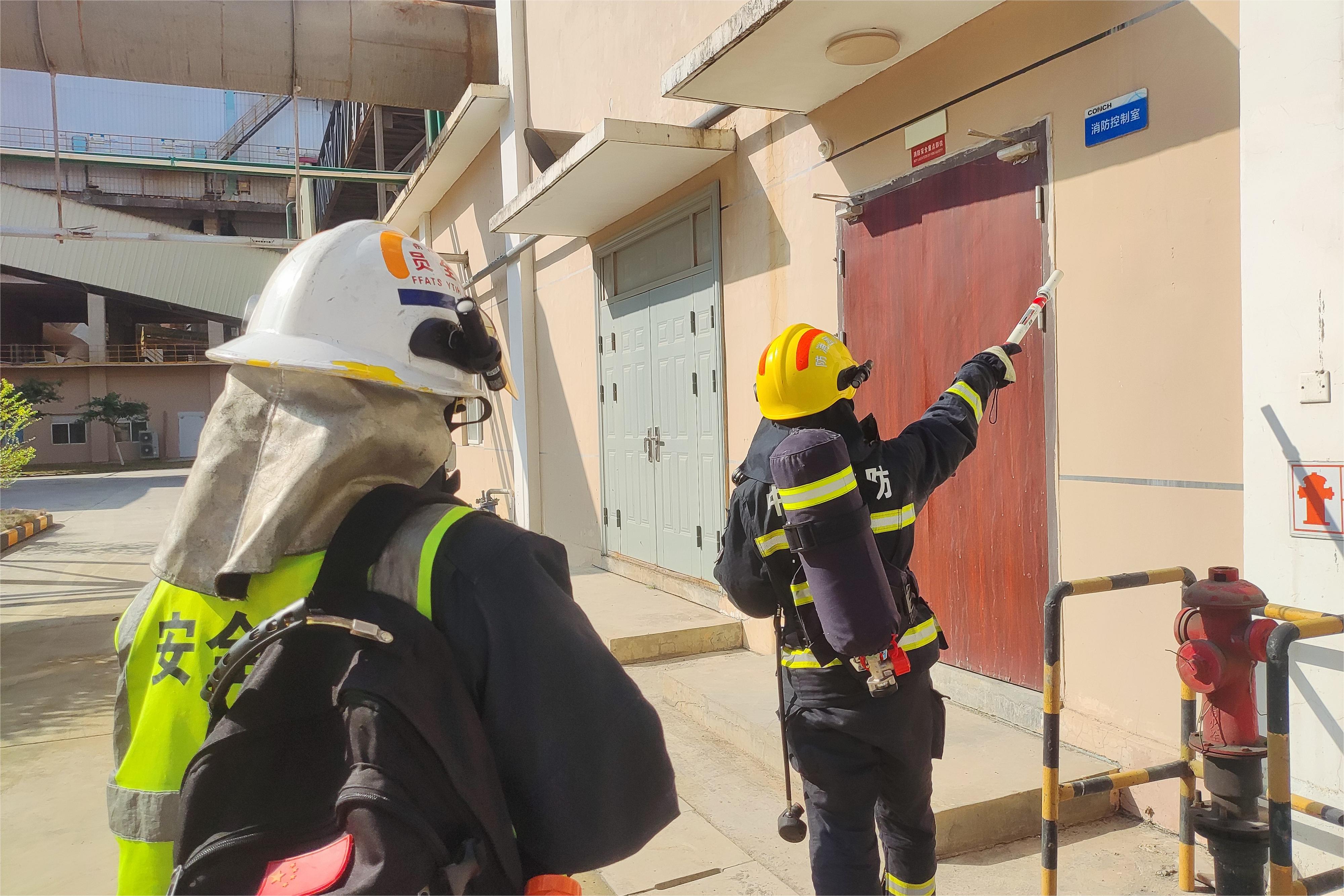 聯動共建安全屏障，齊抓共管防患未然——隆安環保聯合縣消防大隊開展消防安全演練